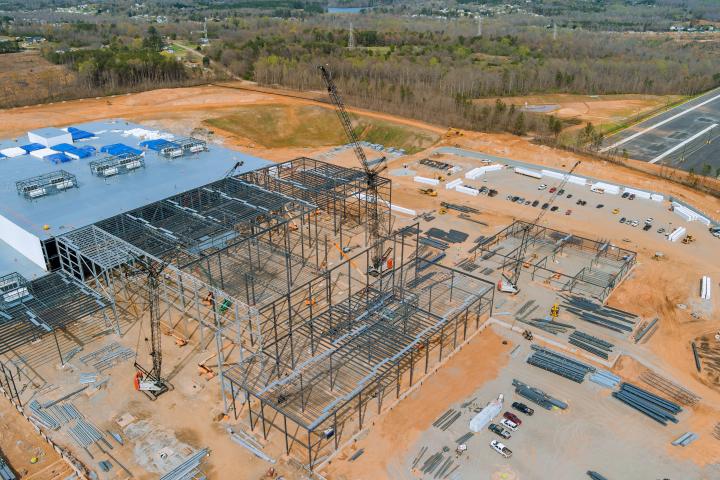 construction of industrial building